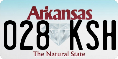 AR license plate 028KSH