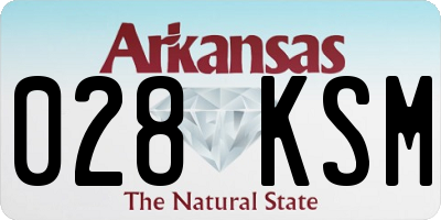 AR license plate 028KSM