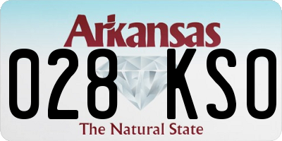 AR license plate 028KSO