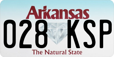 AR license plate 028KSP