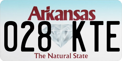 AR license plate 028KTE