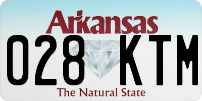 AR license plate 028KTM