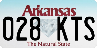 AR license plate 028KTS