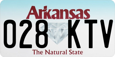 AR license plate 028KTV