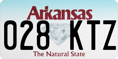 AR license plate 028KTZ