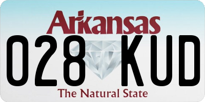 AR license plate 028KUD