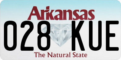 AR license plate 028KUE