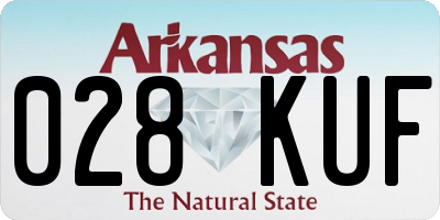 AR license plate 028KUF