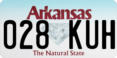 AR license plate 028KUH