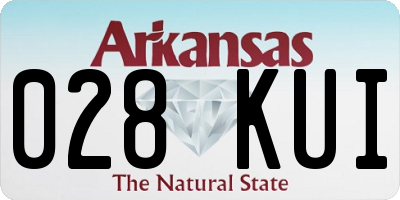 AR license plate 028KUI