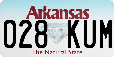 AR license plate 028KUM