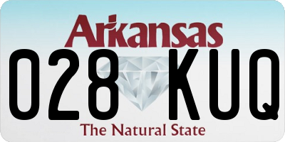 AR license plate 028KUQ