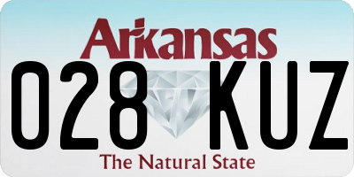 AR license plate 028KUZ