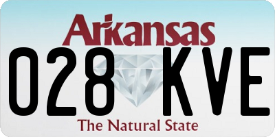 AR license plate 028KVE