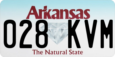 AR license plate 028KVM