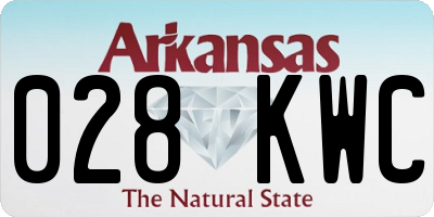 AR license plate 028KWC