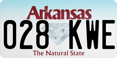 AR license plate 028KWE