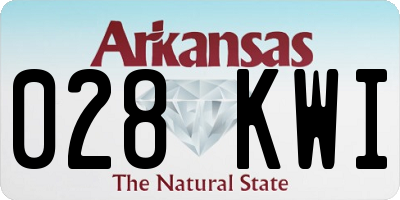 AR license plate 028KWI