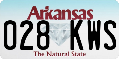 AR license plate 028KWS