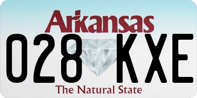 AR license plate 028KXE