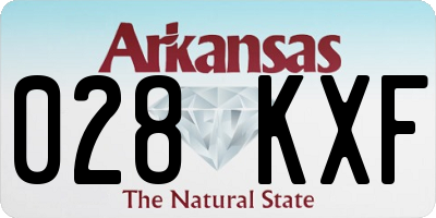 AR license plate 028KXF