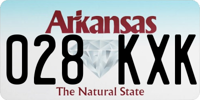 AR license plate 028KXK