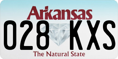AR license plate 028KXS