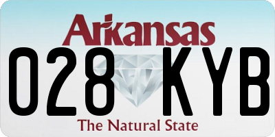 AR license plate 028KYB