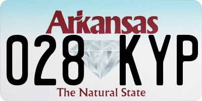 AR license plate 028KYP