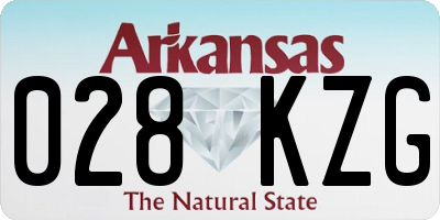 AR license plate 028KZG