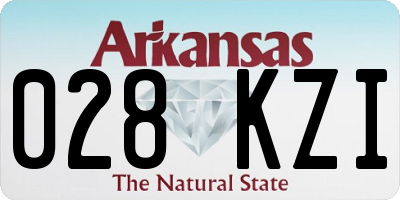 AR license plate 028KZI