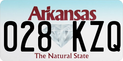 AR license plate 028KZQ