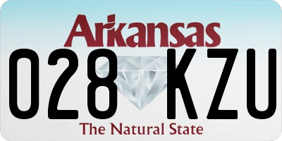 AR license plate 028KZU