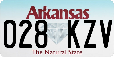 AR license plate 028KZV