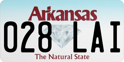 AR license plate 028LAI