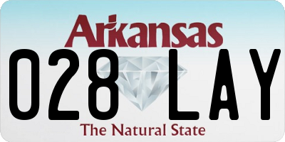 AR license plate 028LAY