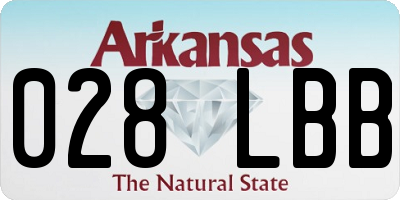 AR license plate 028LBB
