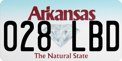 AR license plate 028LBD