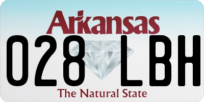 AR license plate 028LBH
