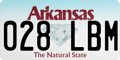 AR license plate 028LBM