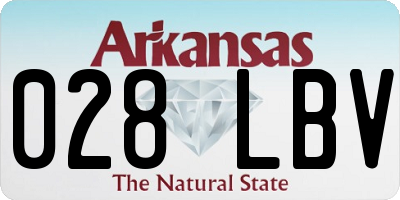 AR license plate 028LBV