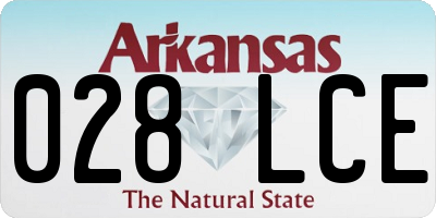 AR license plate 028LCE