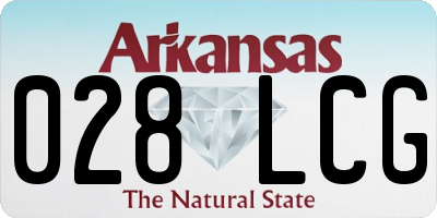 AR license plate 028LCG