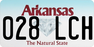 AR license plate 028LCH