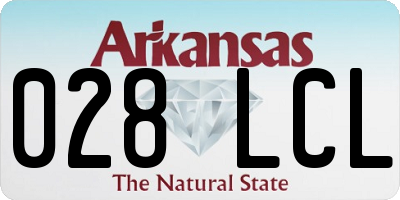 AR license plate 028LCL