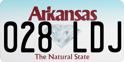 AR license plate 028LDJ