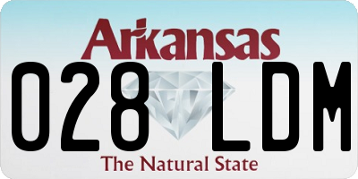 AR license plate 028LDM