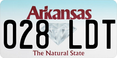 AR license plate 028LDT