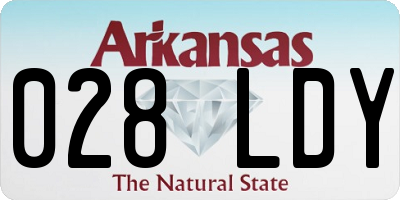 AR license plate 028LDY