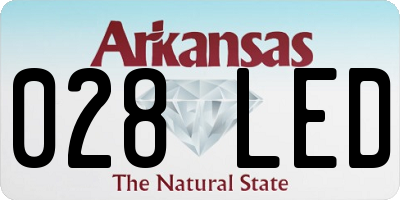 AR license plate 028LED